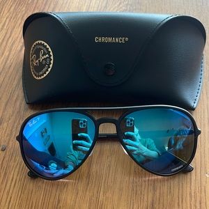 Rayban 4320 Chromance aviators